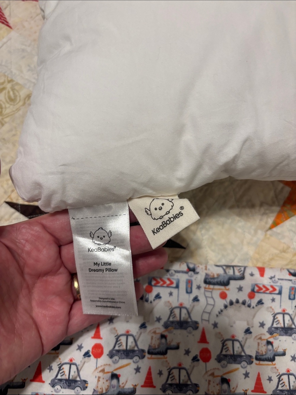 KeaBabies Toddler Pillow and Cover